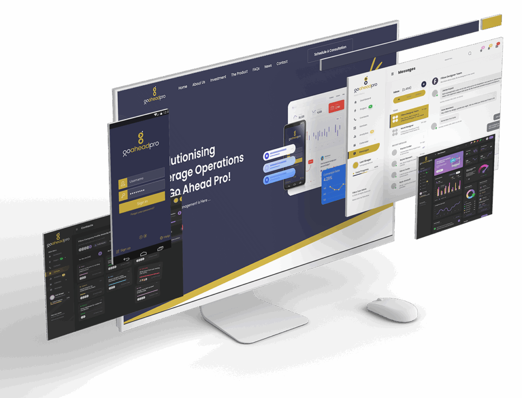 WOW Marketing Agency branding for Go Ahead Pro